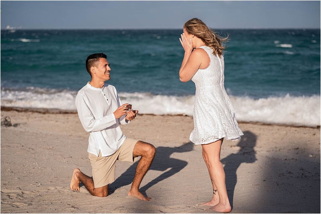 Couples Beach Engagement session captured by Lindsay Ann Photography