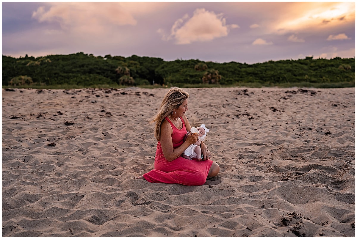 Chalnick family photos on the beach in south Florida by Lindsay Ann Photography