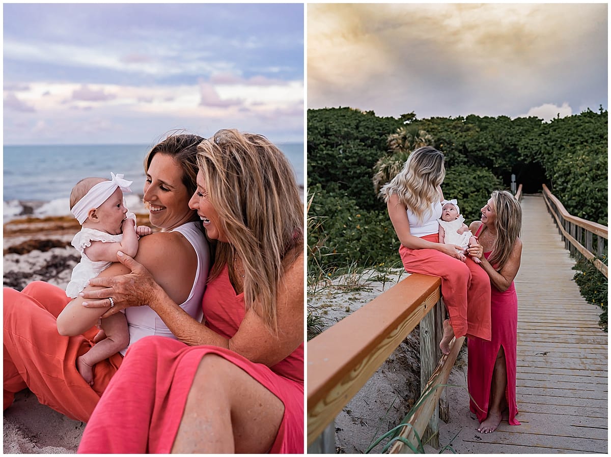 Chalnick family photos on the beach in south Florida by Lindsay Ann Photography